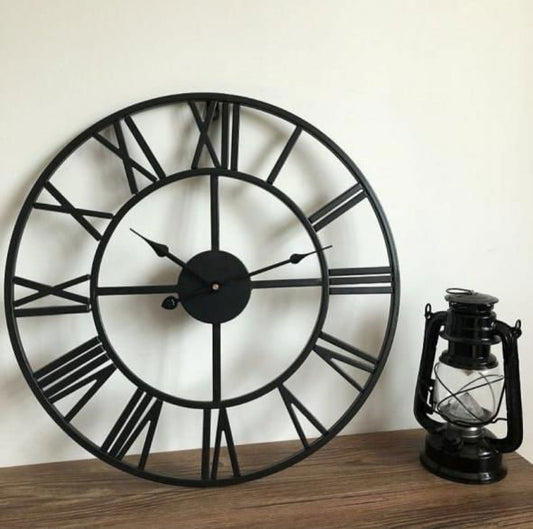 Handcrafted Metal Round Wall Clock for Home Decor and Gifting 30 Inches - ArtyCraftz