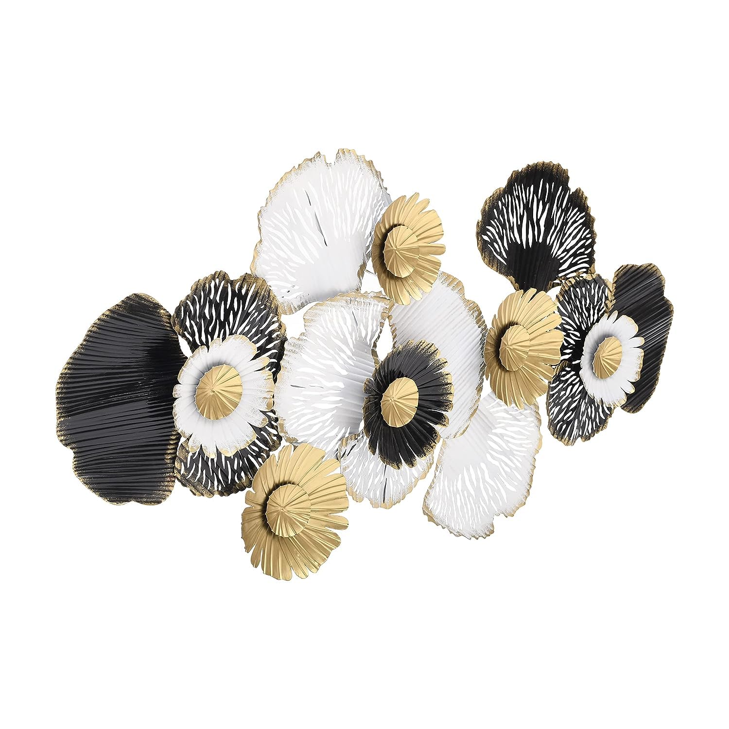 Handcrafted Metal Wall Decor Multi Color 52 Inches - ArtyCraftz