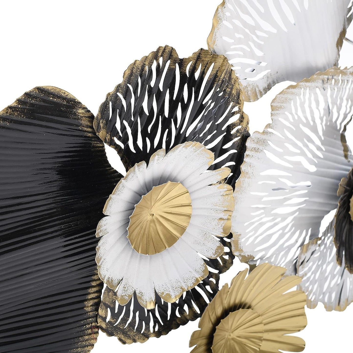 Handcrafted Metal Wall Decor Multi Color 52 Inches - ArtyCraftz