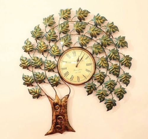 Handcrafted Tree Wall Clock 30*24 Inches - ArtyCraftz