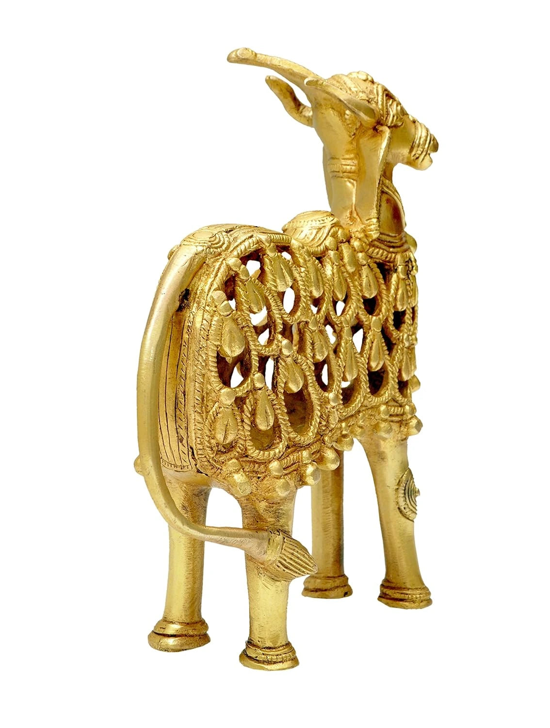 Handicrafted Brass Nandi, Dhokra Jali Work - ArtyCraftz.com