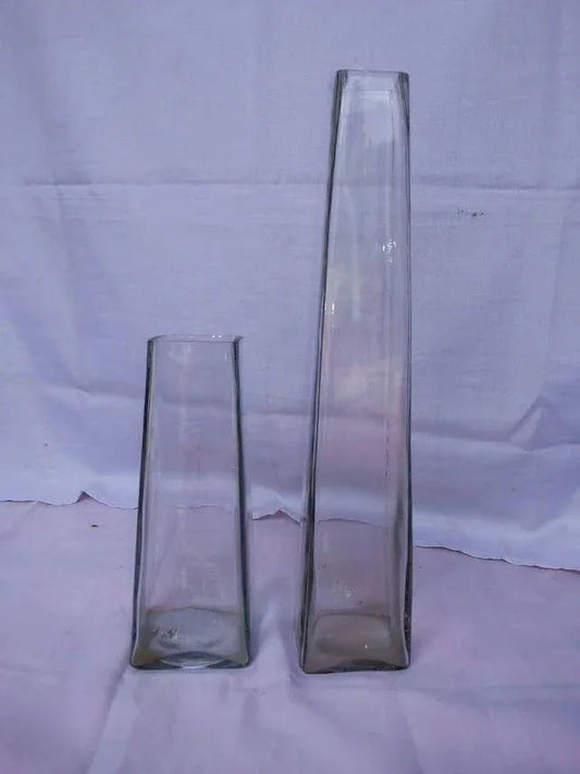 Handmade Cylinder Glass for Home Decor and Gifting Set of 2 - ArtyCraftz