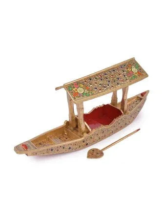 Handmade Paper Mache Kashmiri Shikara Showpiece - ArtyCraftz