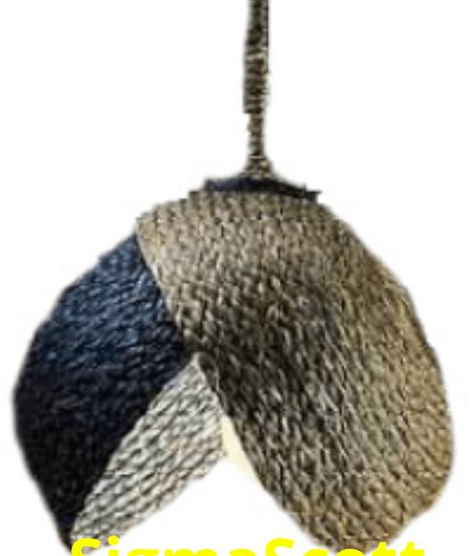 Handmade Sabai Grass Double Pendant Lamp 10 X 10 - ArtyCraftz