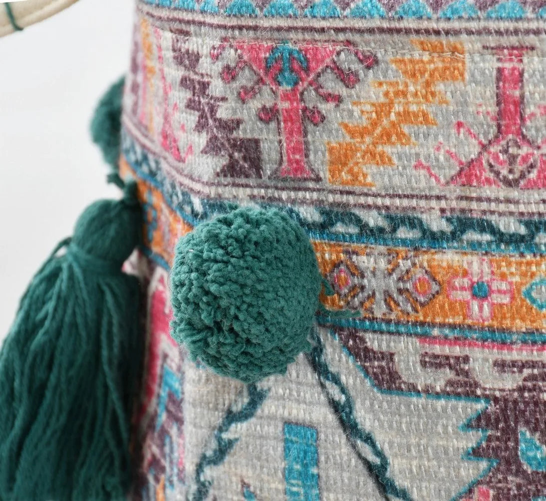 Handmade Canvas Basket for Home Decor