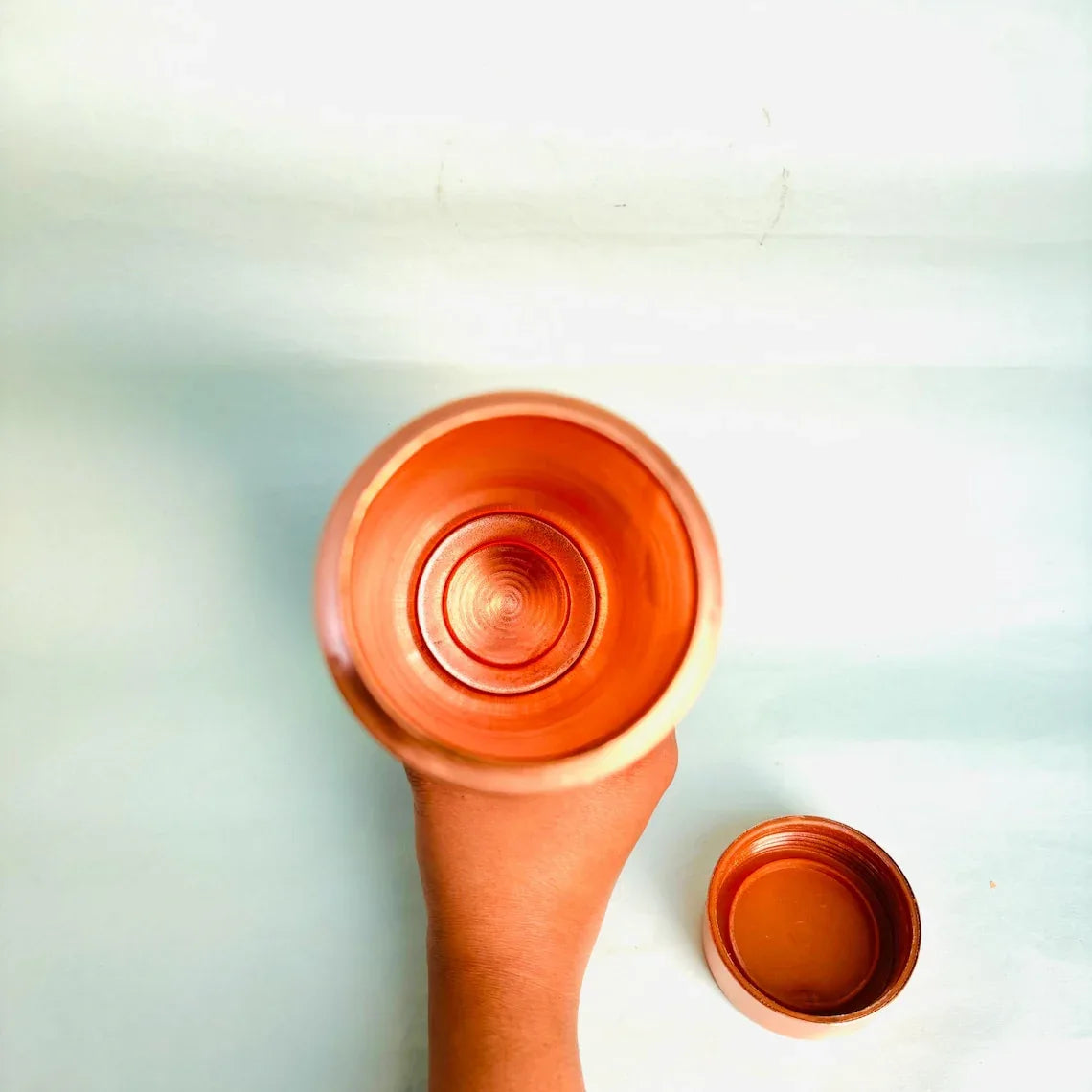 Pure Copper Pencil Water Bottle Joint less Sleek Leak proof-ArtyCraftz.com