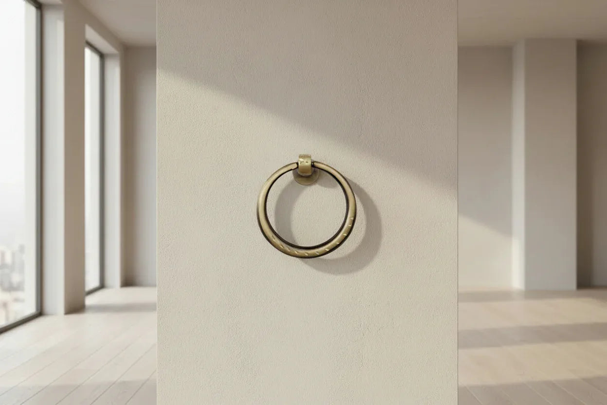 Premium Solid Brass Round Door Knocker-ArtyCraftz.com
