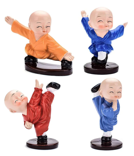 Kung Fu Monks Buddha Figurines Showpiece - ArtyCraftz