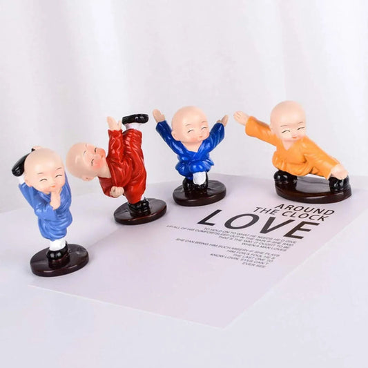 Kung Fu Monks Buddha Figurines Showpiece - ArtyCraftz