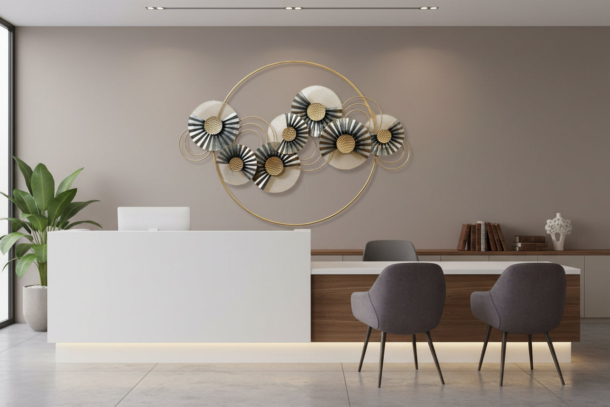 large abstract wall art for living room-ArtyCraftz.com