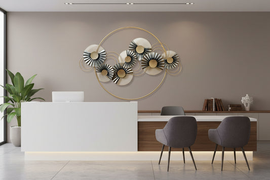 large abstract wall art for living room-ArtyCraftz.com