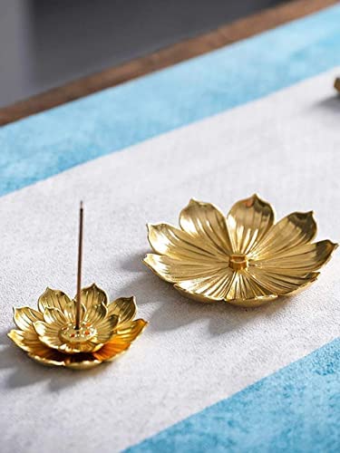 Lotus Flower Design Agarbatti Stand Incense Holder Ash Catcher 1 Piece - ArtyCraftz