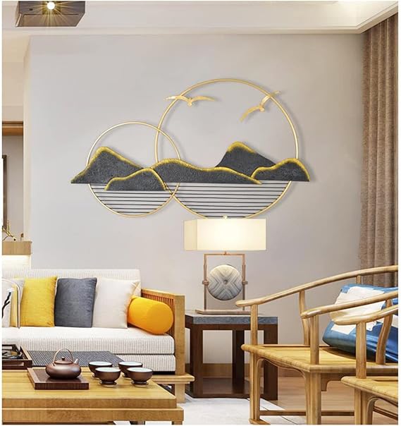 Luxurious Metal Mountain Wall Art for Home Decor - ArtyCraftz