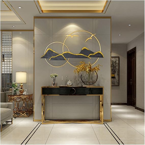 Luxurious Metal Mountain Wall Art for Home Decor - ArtyCraftz