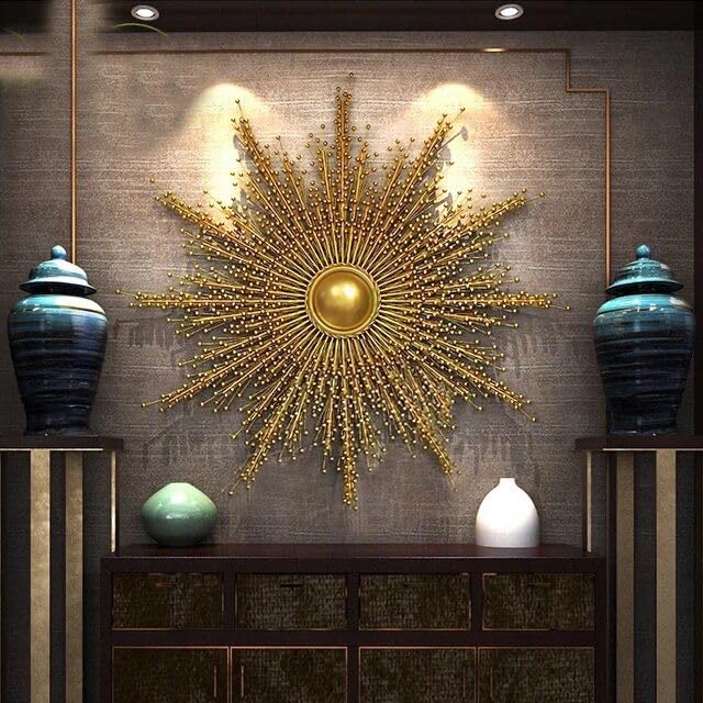 Luxury Metal Sun Wall Decor - ArtyCraftz