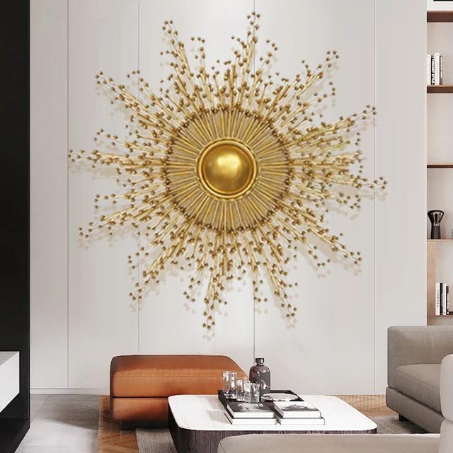 Luxury Metal Sun Wall Decor - ArtyCraftz