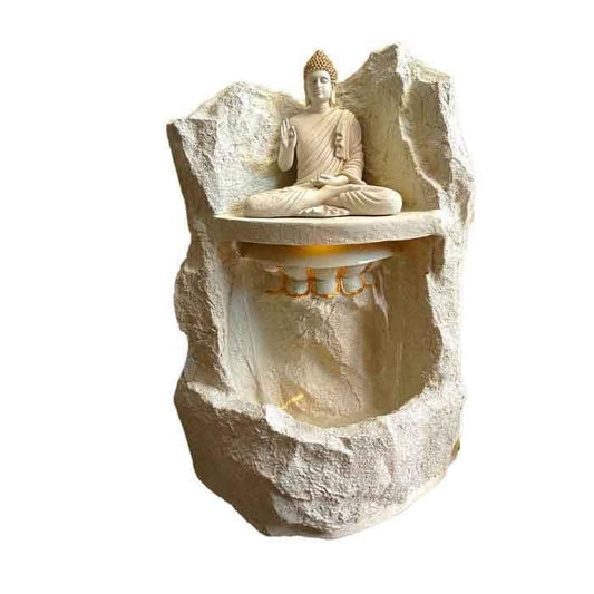 Meditating Buddha Resin Water Fountain - ArtyCraftz