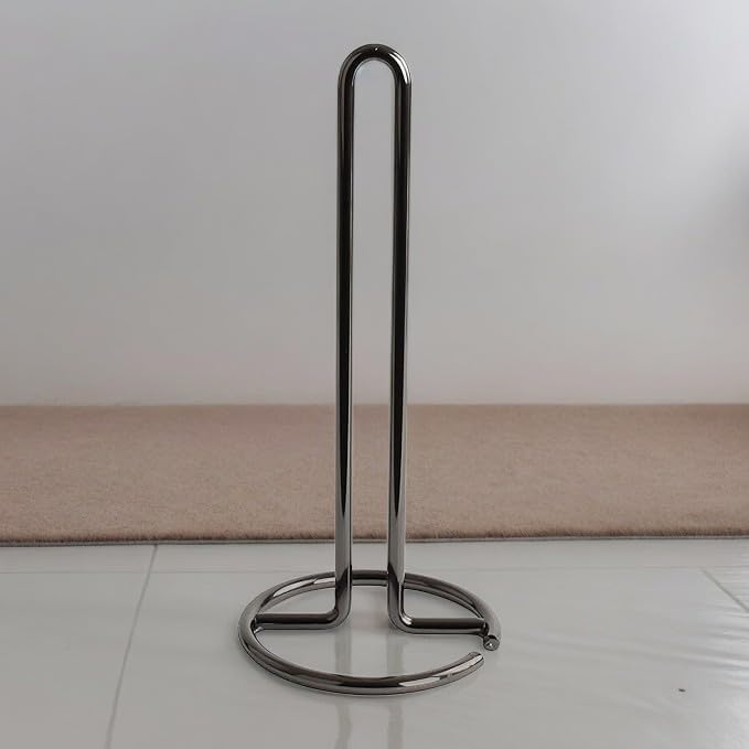 Metal Black Tissue Roll Paper Holder - ArtyCraftz