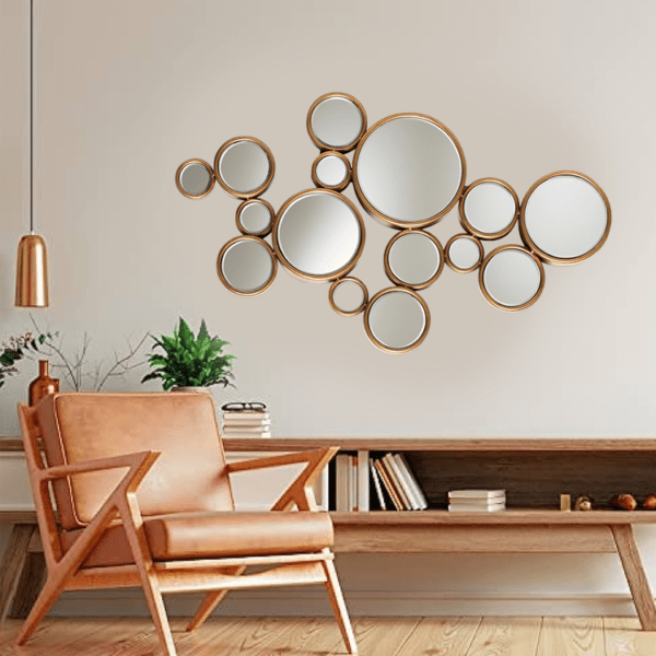 Metal Bubble Frame Wall Mirror - ArtyCraftz