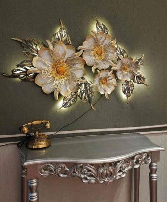 Flower Metal Wall Mural / Wall art