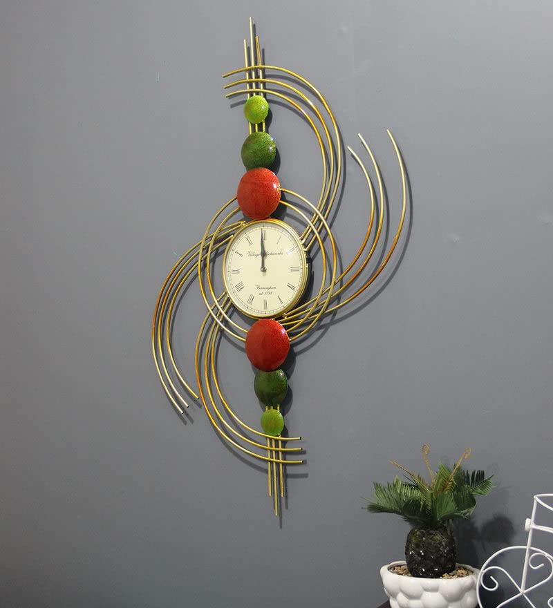 Metal Quirky Sun Wall Clock - ArtyCraftz