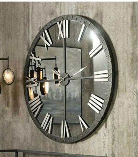 Metal Round Wall Clock for Home Decor - ArtyCraftz