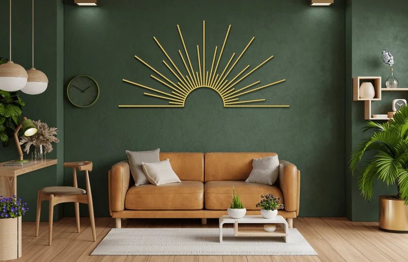 Metal Sun Rise Wall Art - ArtyCraftz