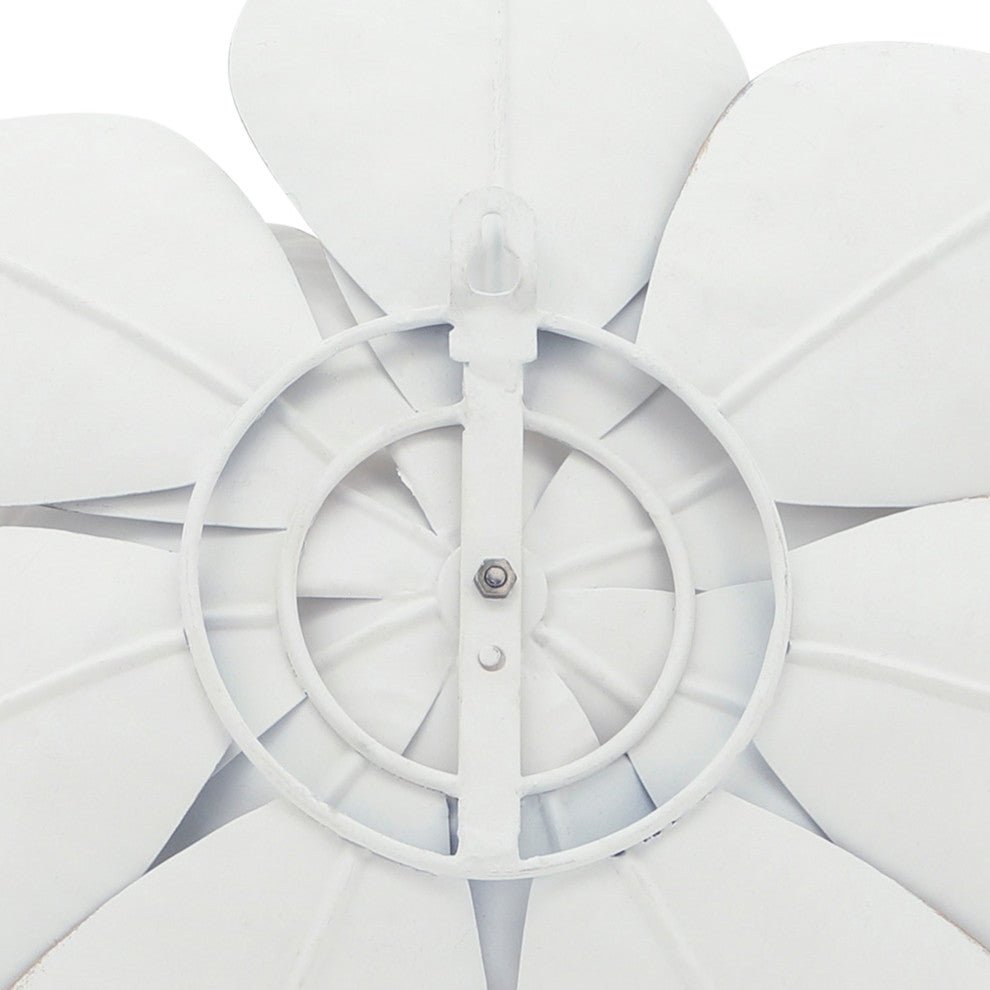 Metal White Lotus Wall Art - ArtyCraftz