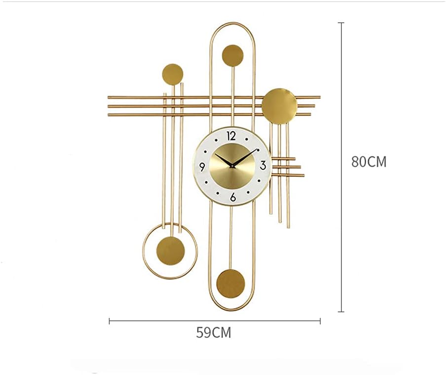Modern Minimalist Golden Wall Clock - ArtyCraftz