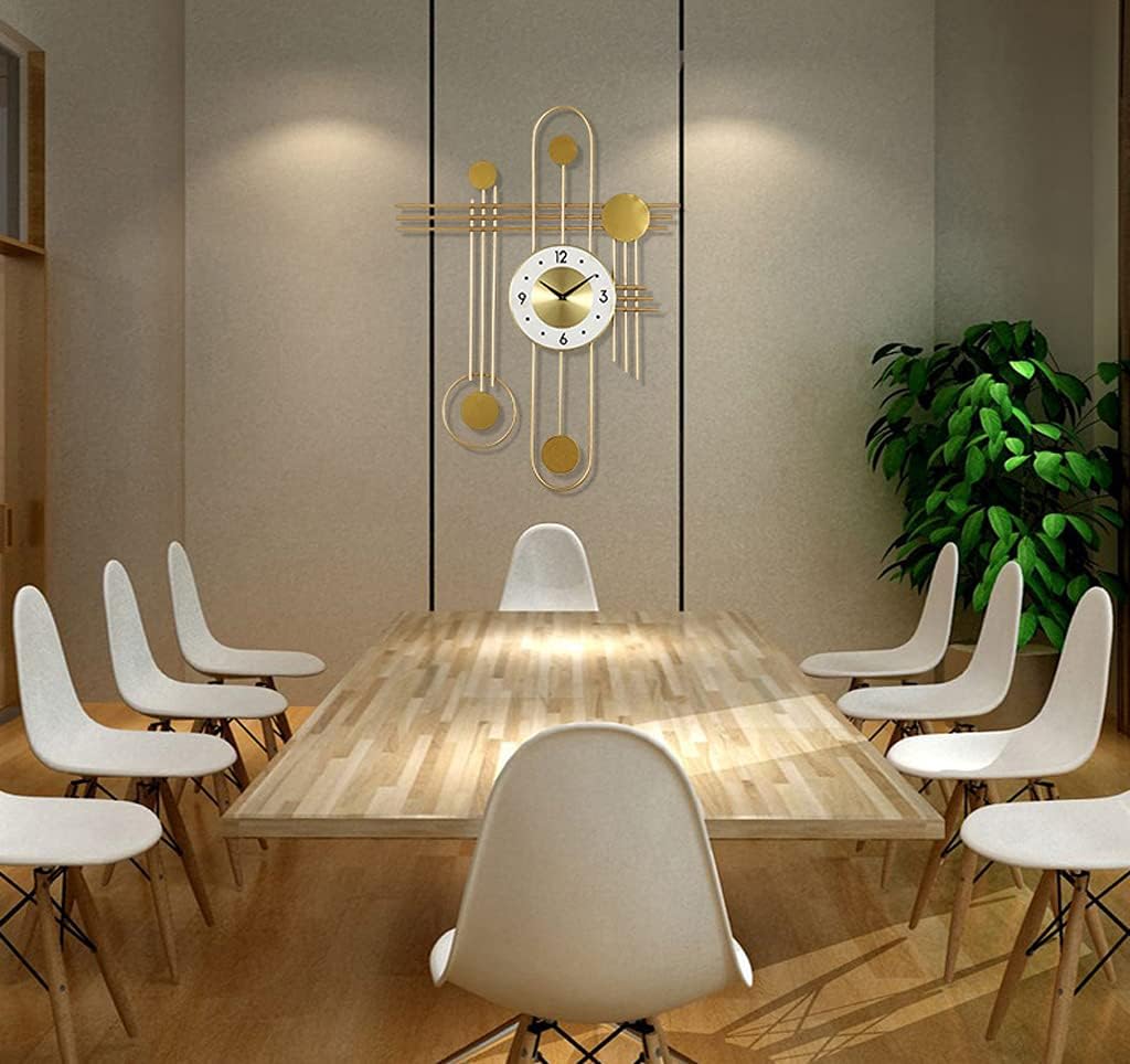 Modern Minimalist Golden Wall Clock - ArtyCraftz