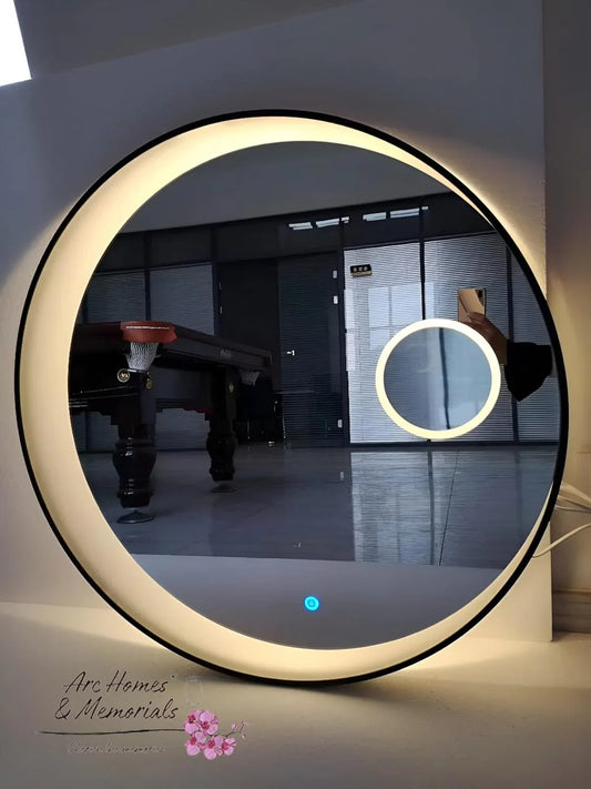 New Moon Design Led Sensor Touch Mirror - ArtyCraftz