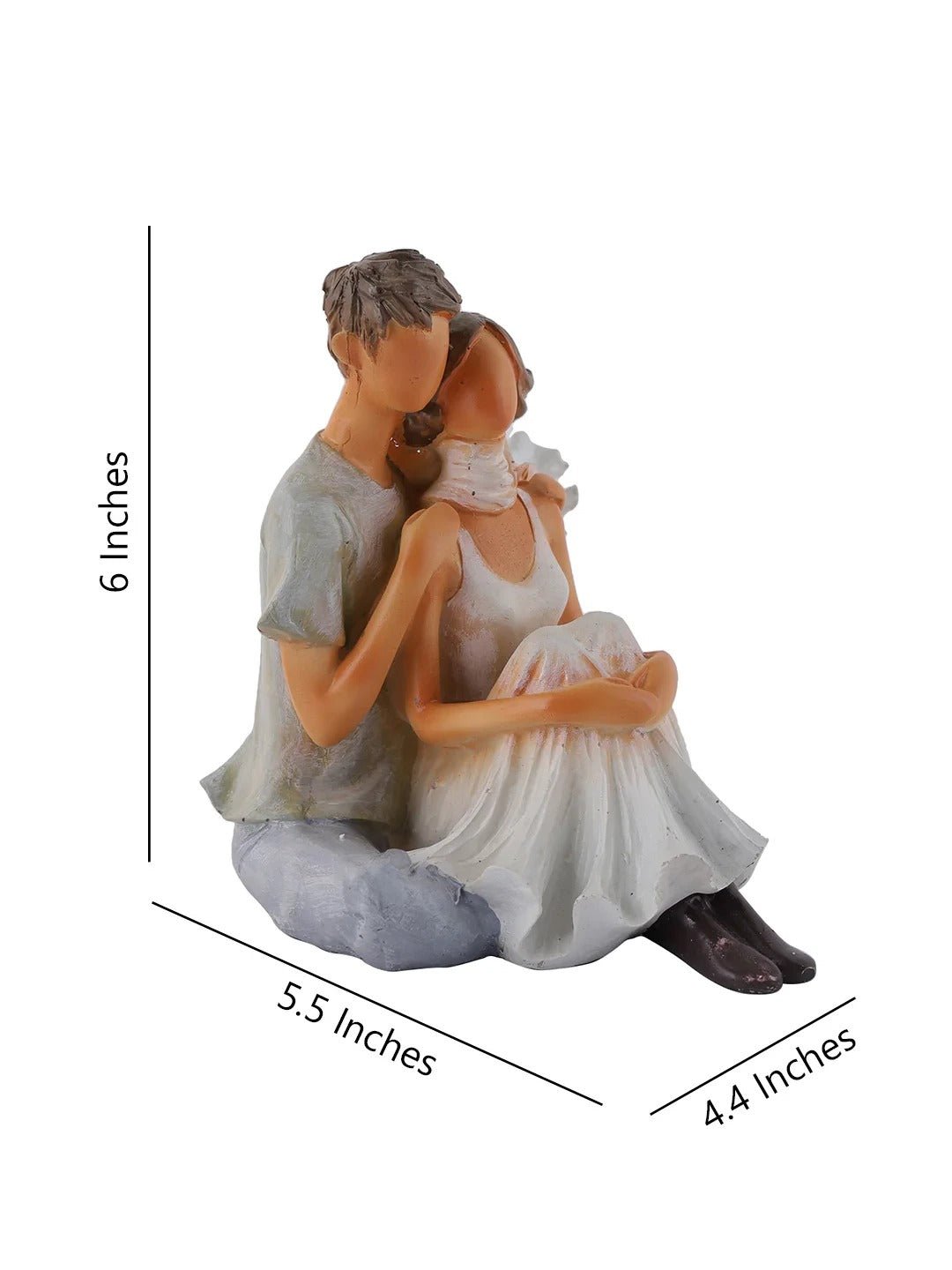 Polyresin Happy Couple Showpiece - ArtyCraftz