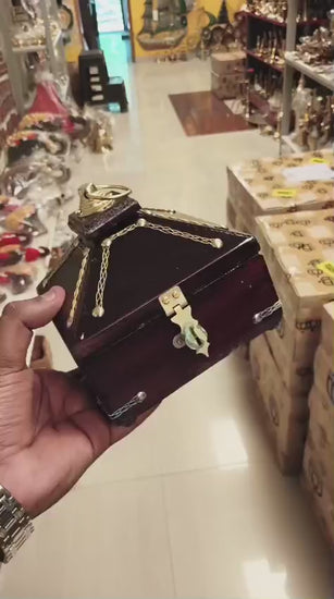 Wooden Pyramid Jewellery Box-ArtyCraftz.com