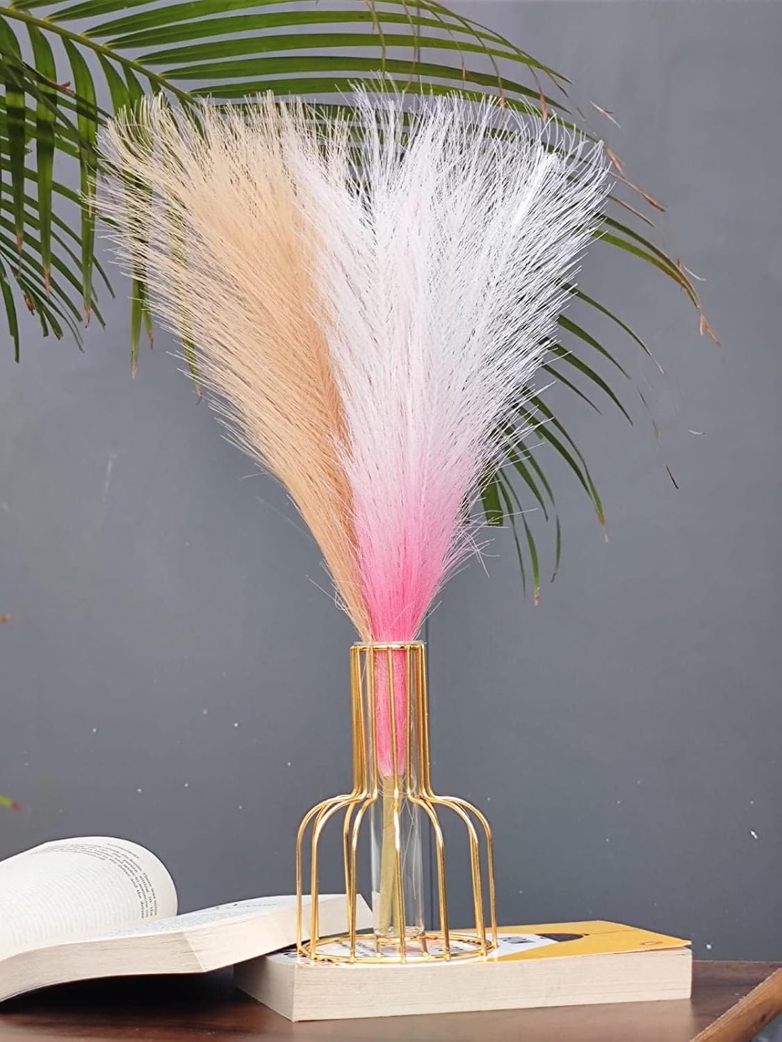 Propagation Station with Metal Frame, Test Tube Glass Items Vase for Flower Pot - ArtyCraftz