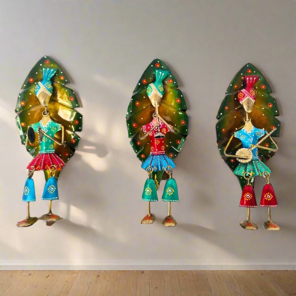 Rajasthani Musical Men Set Wall Hanging - ArtyCraftz