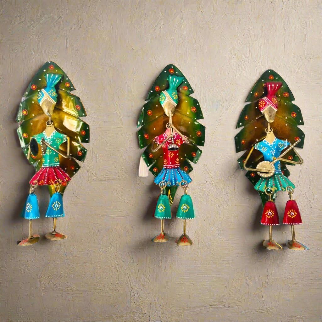 Rajasthani Musical Men Set Wall Hanging - ArtyCraftz