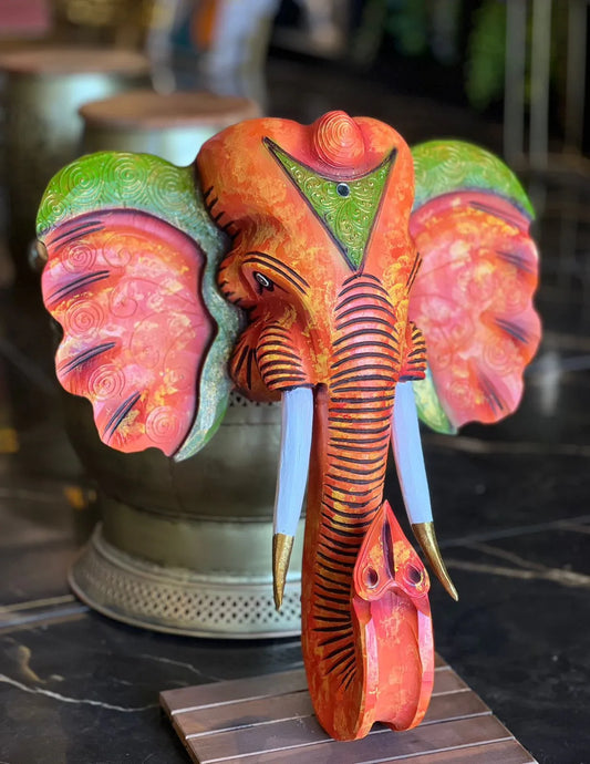 Resin Elephant Wall Hanging - ArtyCraftz
