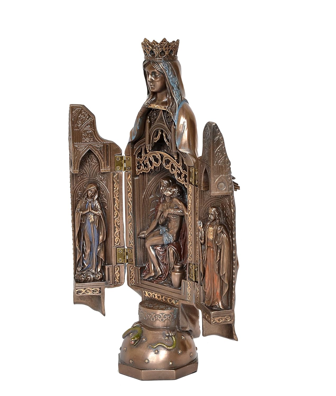 Resin Mother Mary With Jesus Statue - ArtyCraftz