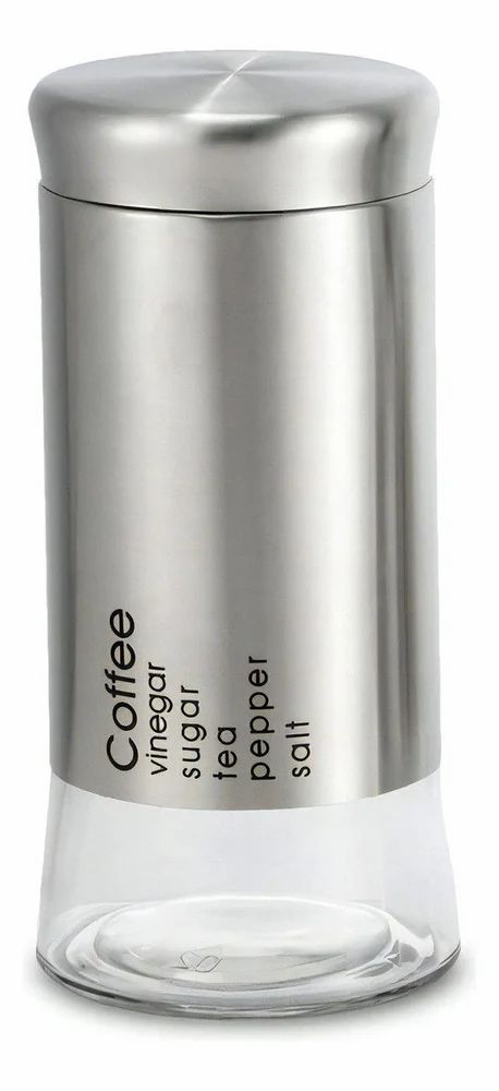 Glass Storage Jar with Stainless Steel Lid 900 ml – Airtight Kitchen Container