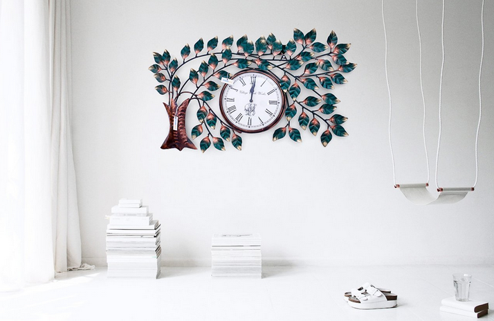 Small Wall Clock For Bedroom Tree Design