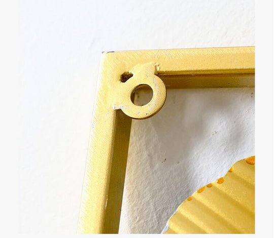 Set of 2 Leaves Design Wall Hanging Metal Art Frame 13*36 Inches - ArtyCraftz