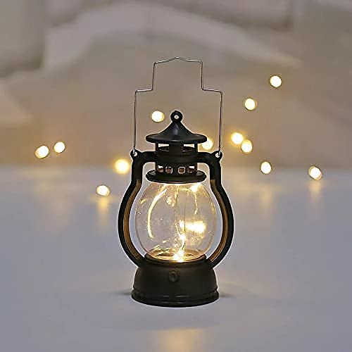 Small Acrylic Antique Lamp Hurricane Wall Hanging LED String Light Holder (2 Pieces) - ArtyCraftz