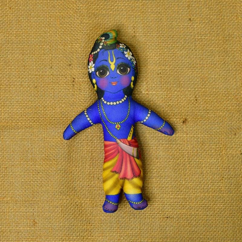 Stitched Cotton Radha Krishna Dolls