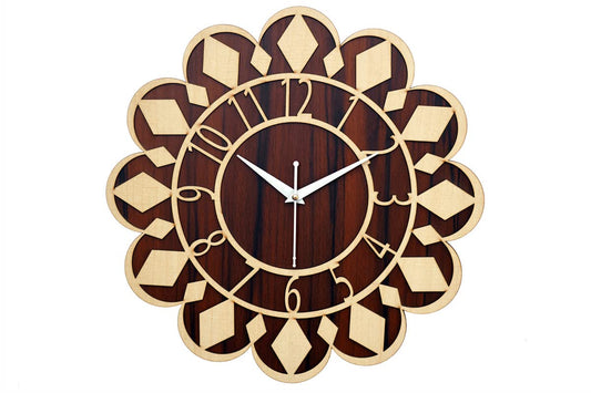 Stylish Vintage Wooden Wall Clock for Home Decor - ArtyCraftz