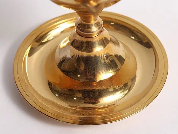 Traditional Kumbakonam Three Layer Oil Lamp - ArtyCraftz