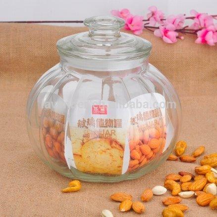 Transparent Clear Pumpkin Glass Container - ArtyCraftz