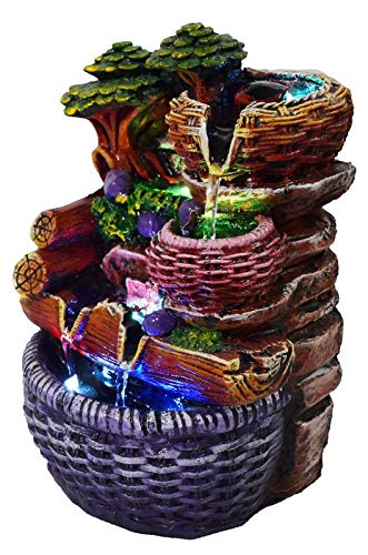 Tree and Pools Resin Water Fountain - ArtyCraftz