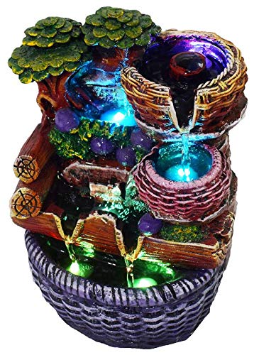 Tree and Pools Resin Water Fountain - ArtyCraftz