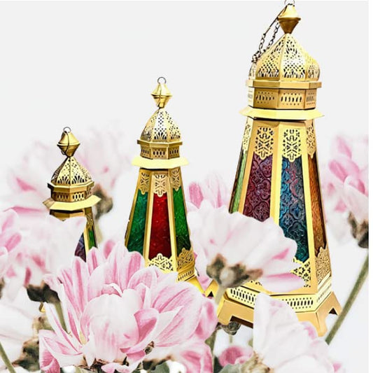 Turkish Design T Light 3 Candle Holders - ArtyCraftz