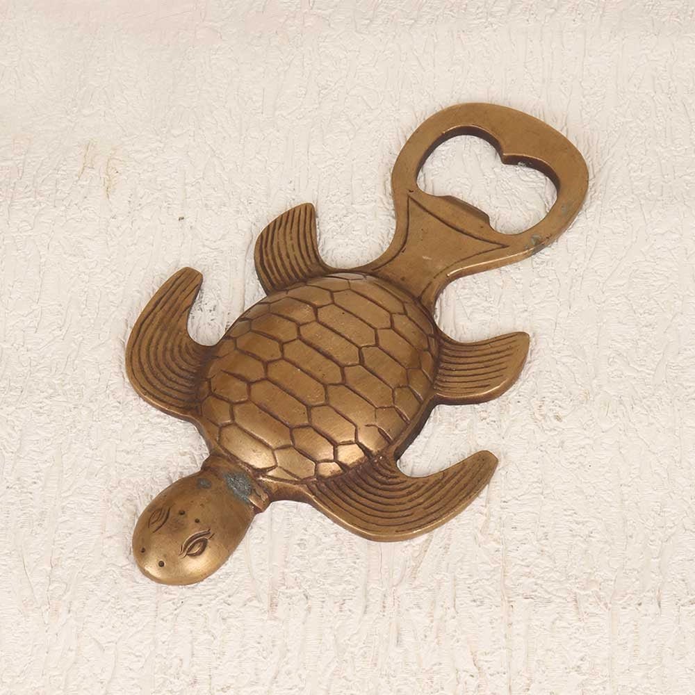 Vintage Turtle Solid Brass Bottle Opener - ArtyCraftz